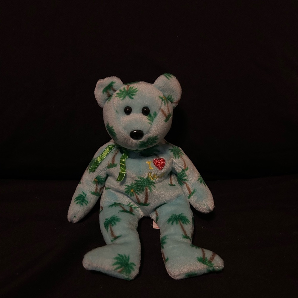 Hawaii Bear Beanie Baby